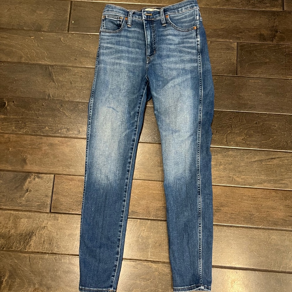 Madewell 10” high rise skinny size 27